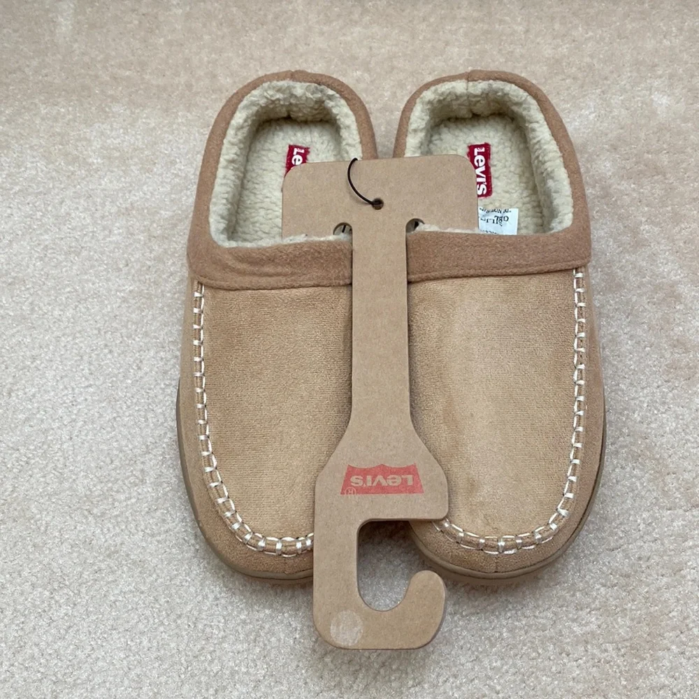 Levi's Mens Clog Slippers Color: Wheat Size XXL - Picture 3 of 9